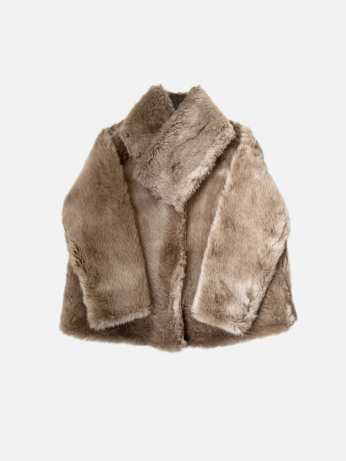 MILK TEA FURCOAT&TIPPET