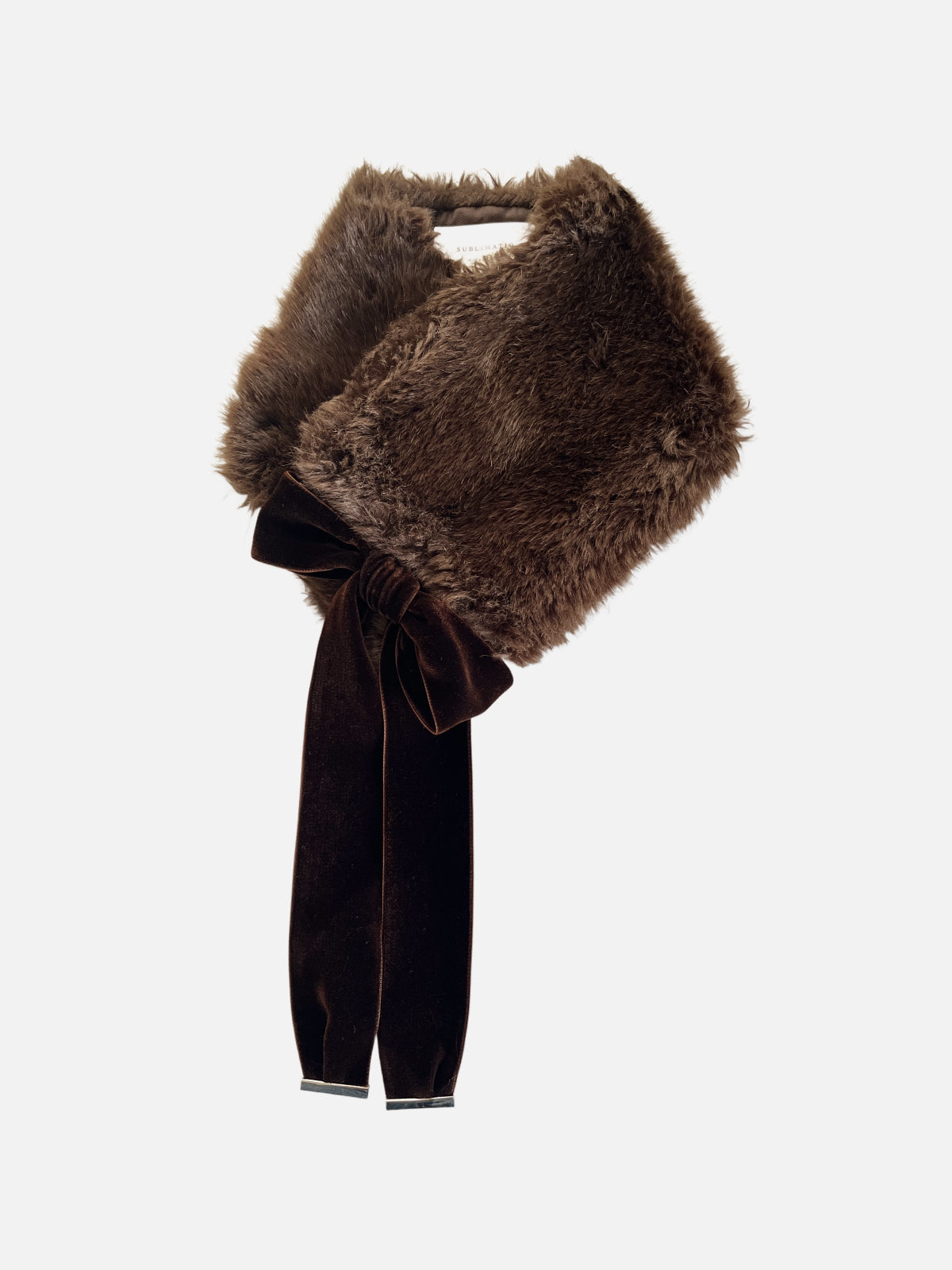 BROWN FURCOAT&TIPPET