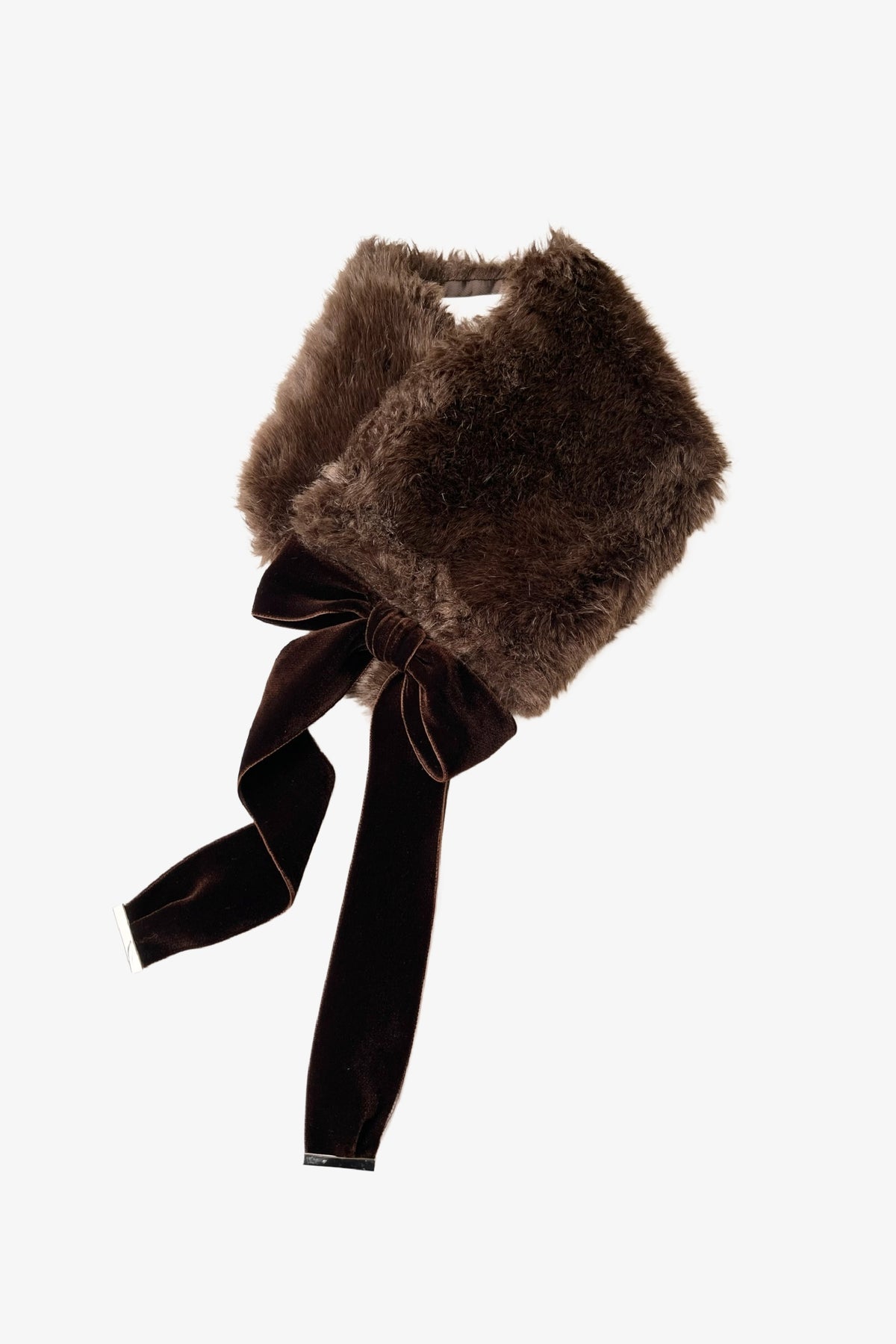 BROWN FURCOAT&TIPPET