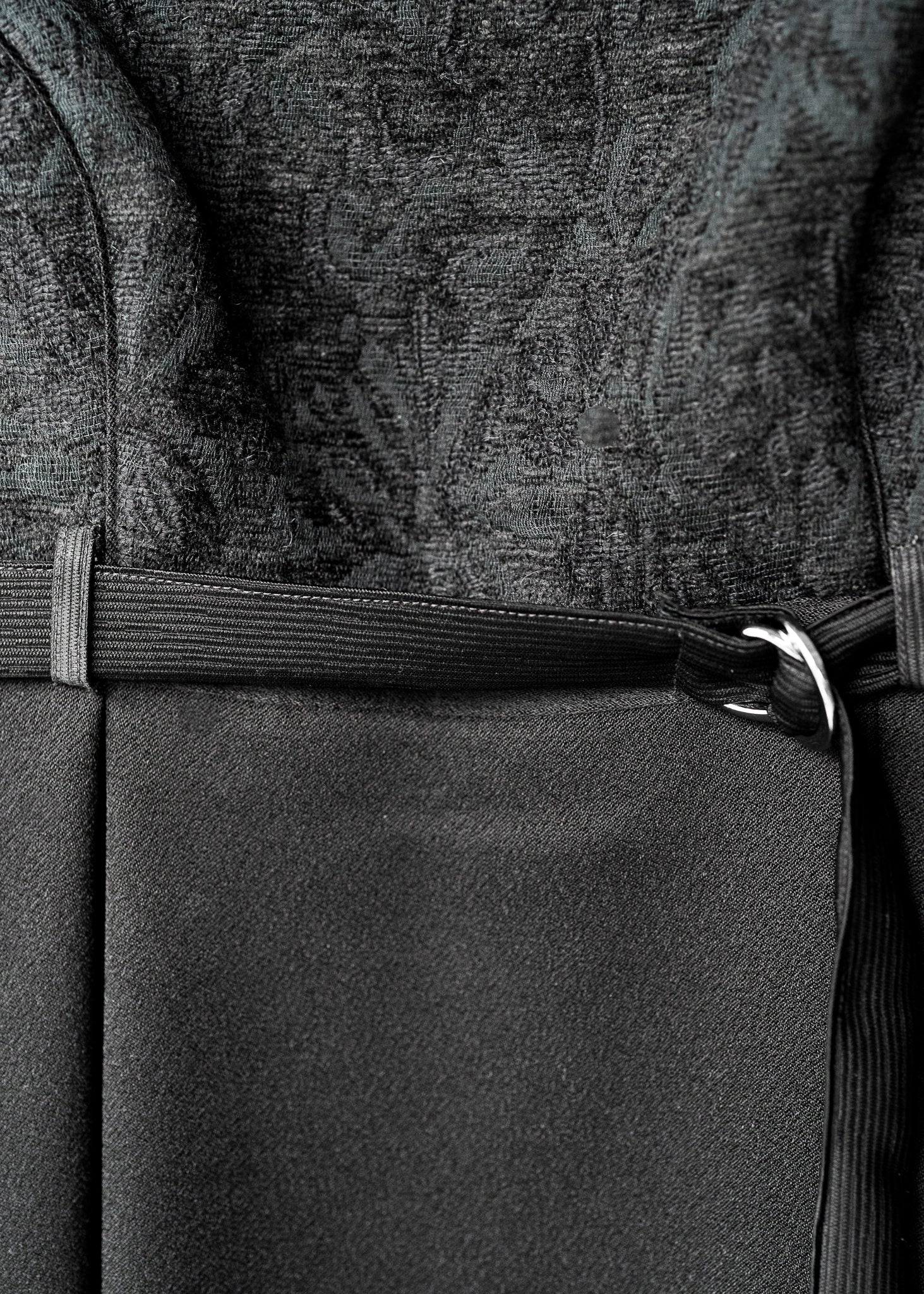 BLACK TASSEL CAMI DRESS