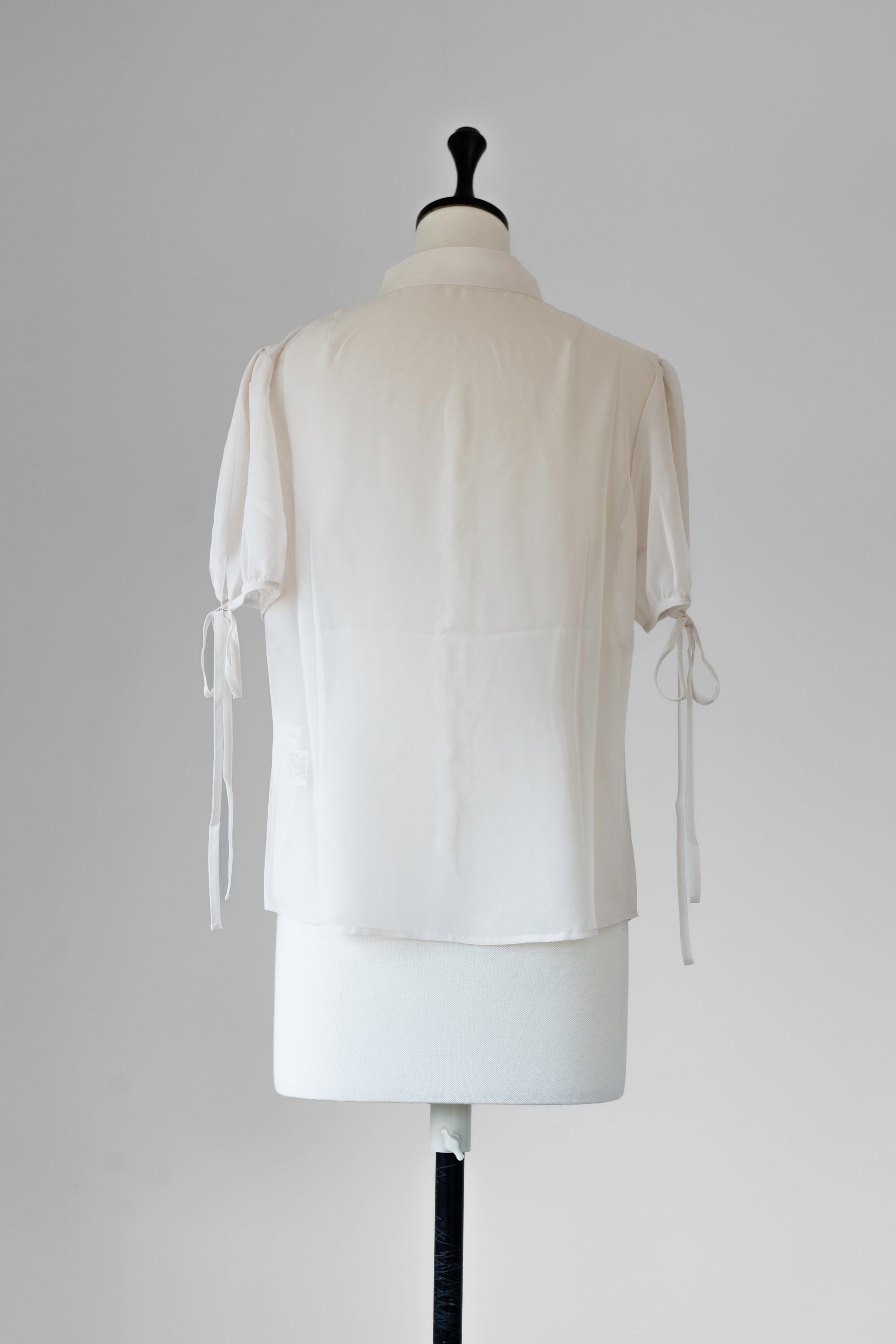 TRANCELUCENT RIBBON BLOUSE "SAMPLE"