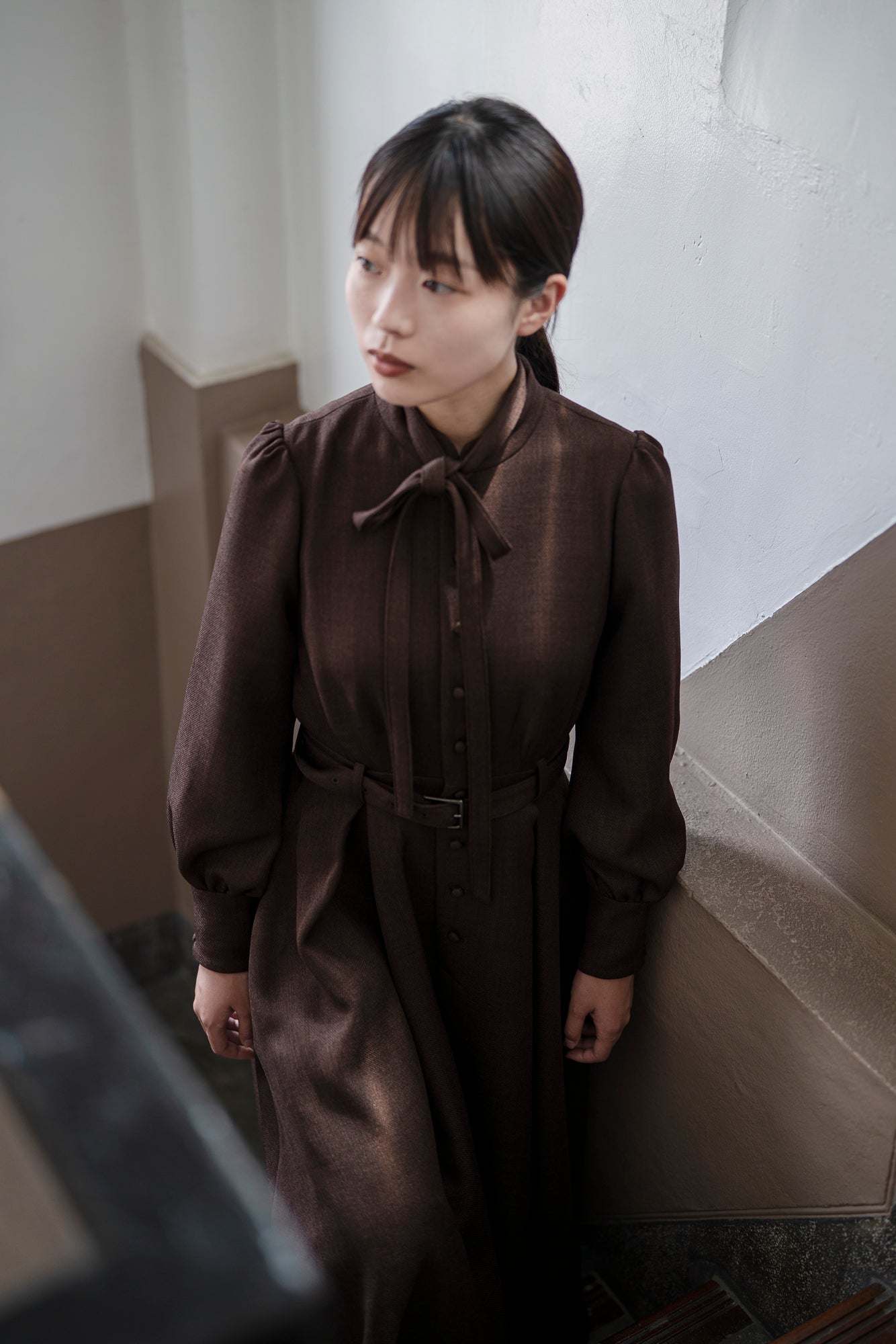 RUBER BROWN DRESS "1st SAMPLE"