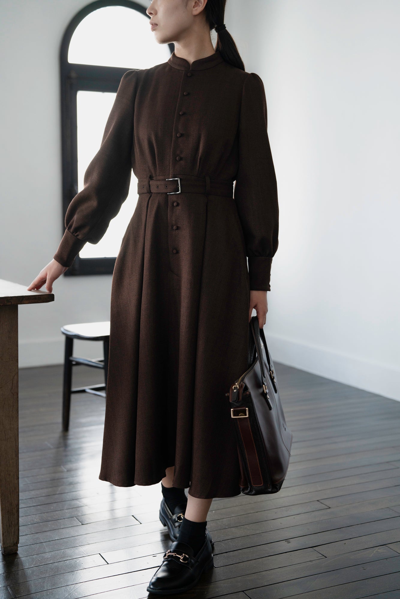 RUBER BROWN DRESS "1st SAMPLE"