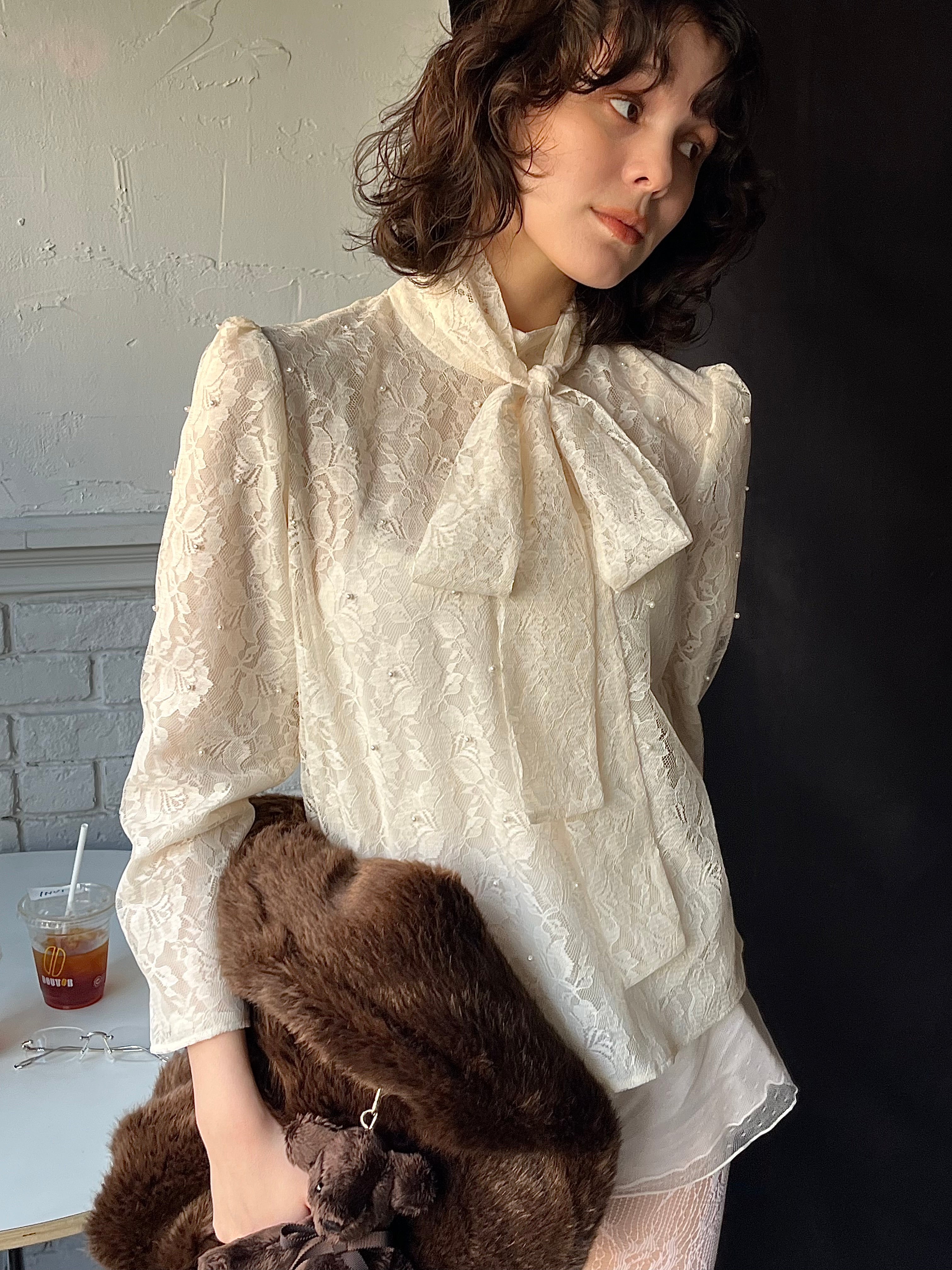 CHIFFON LAYER BLOUSE