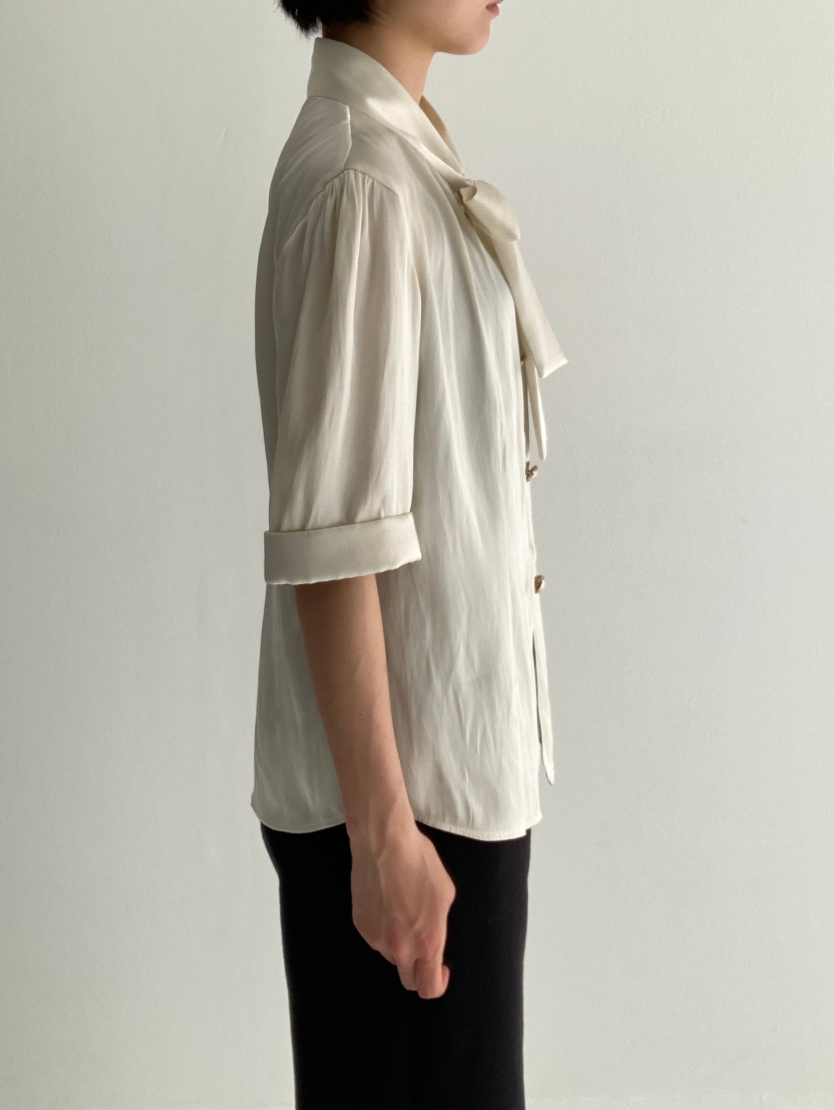 VINTAGE SATIN BLOUSE