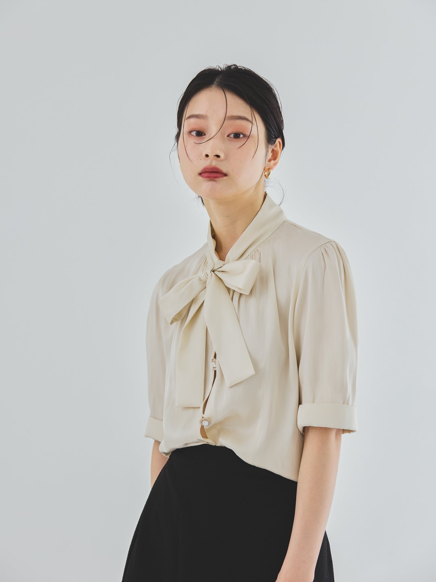 VINTAGE SATIN BLOUSE