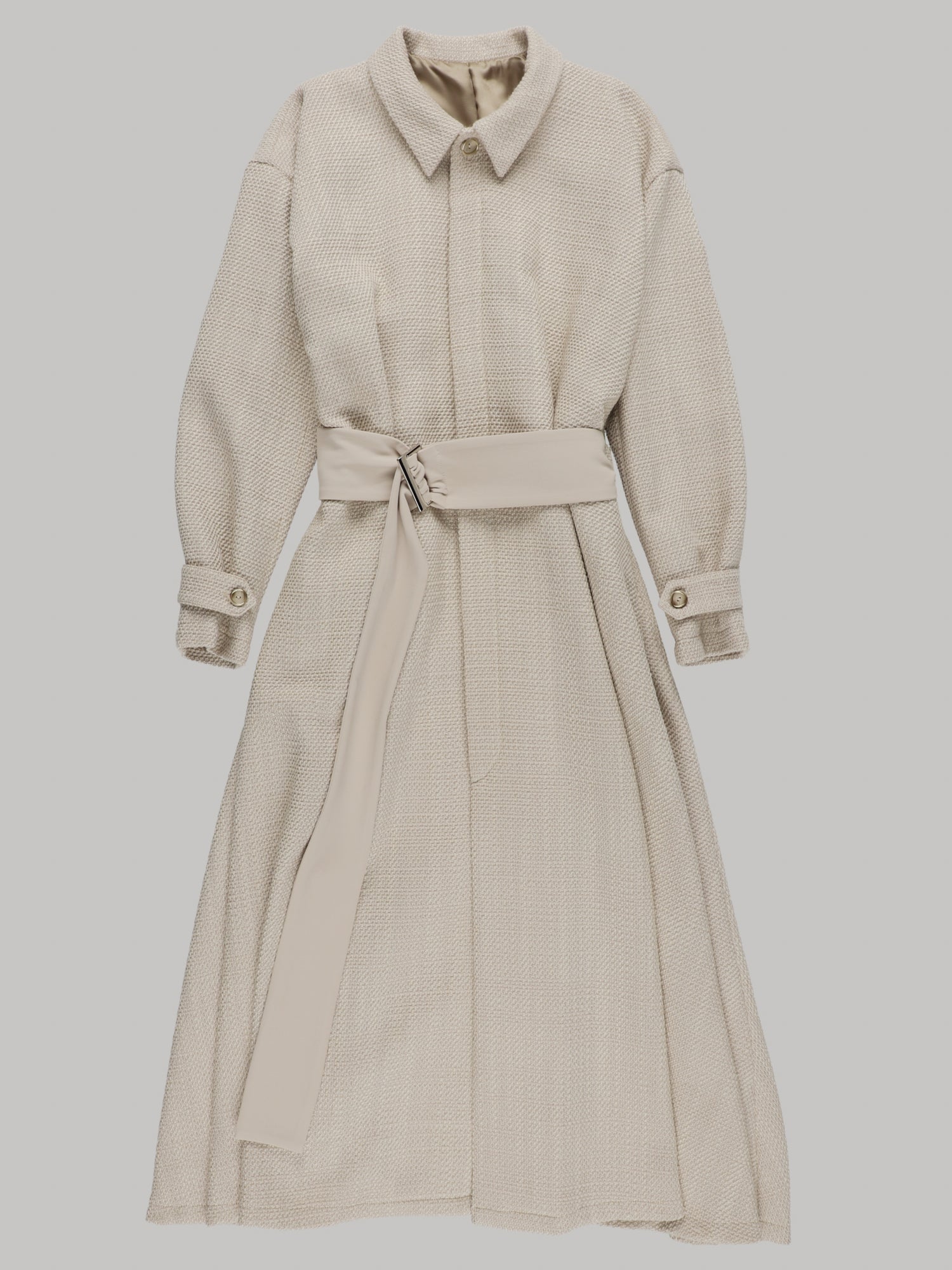 TWEED A-LINE COAT / IV