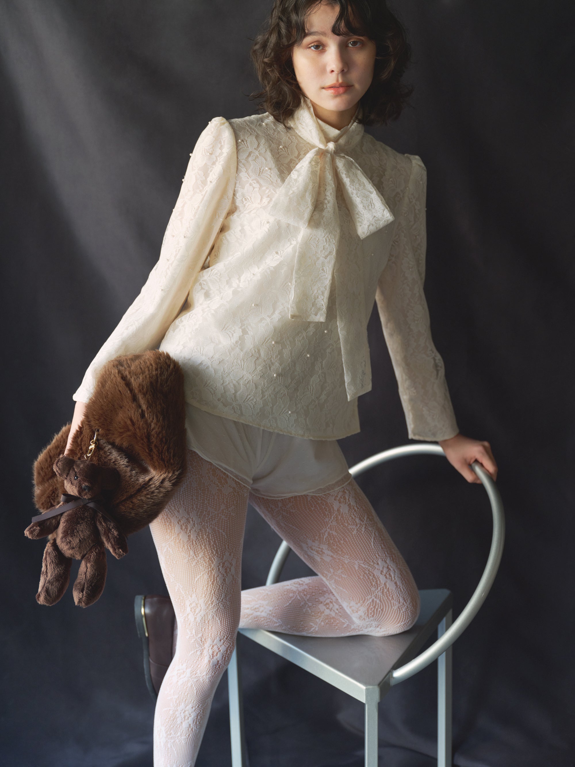 CHIFFON LAYER BLOUSE