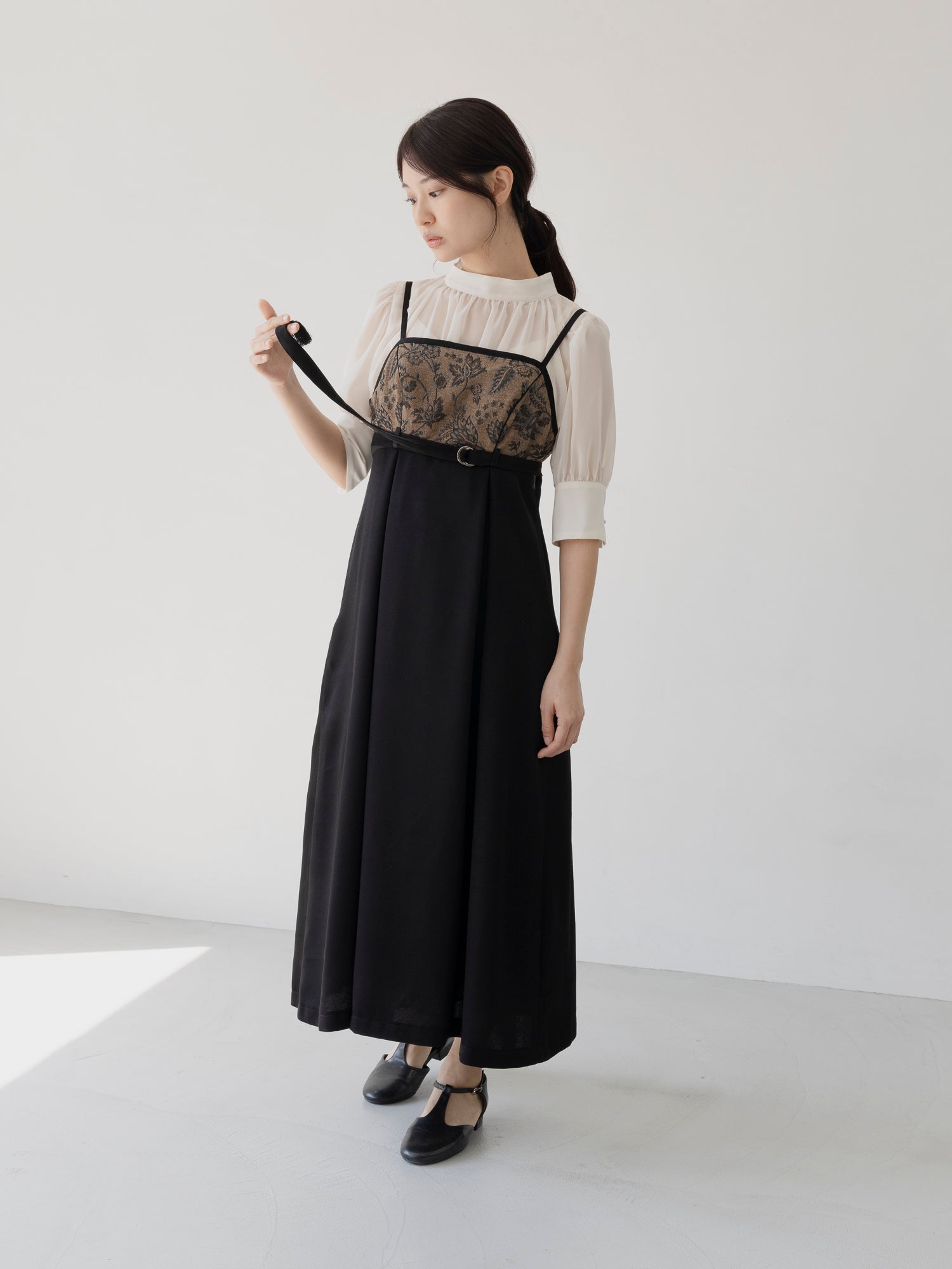 LIGHT BROWN CAMI DRESS