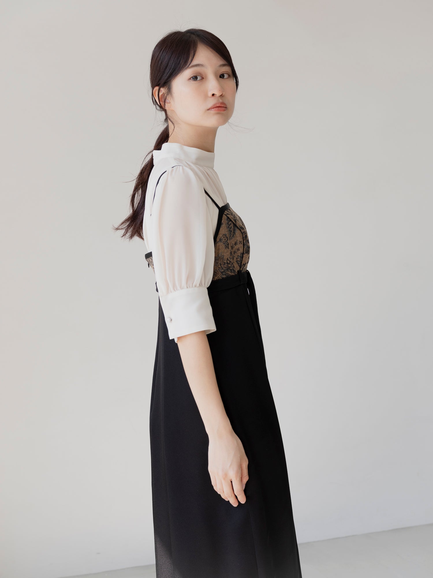 LIGHT BROWN CAMI DRESS