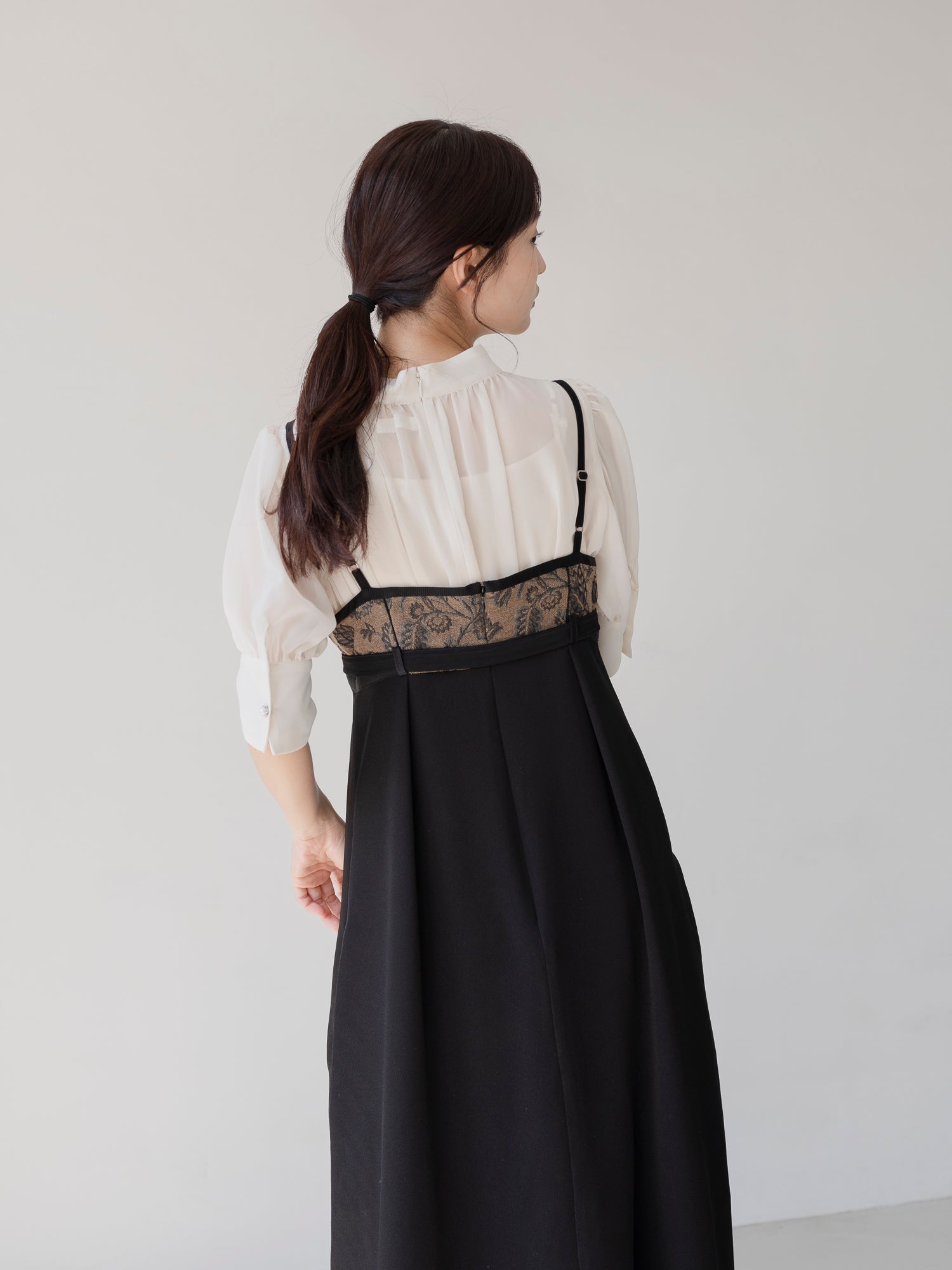 LIGHT BROWN CAMI DRESS