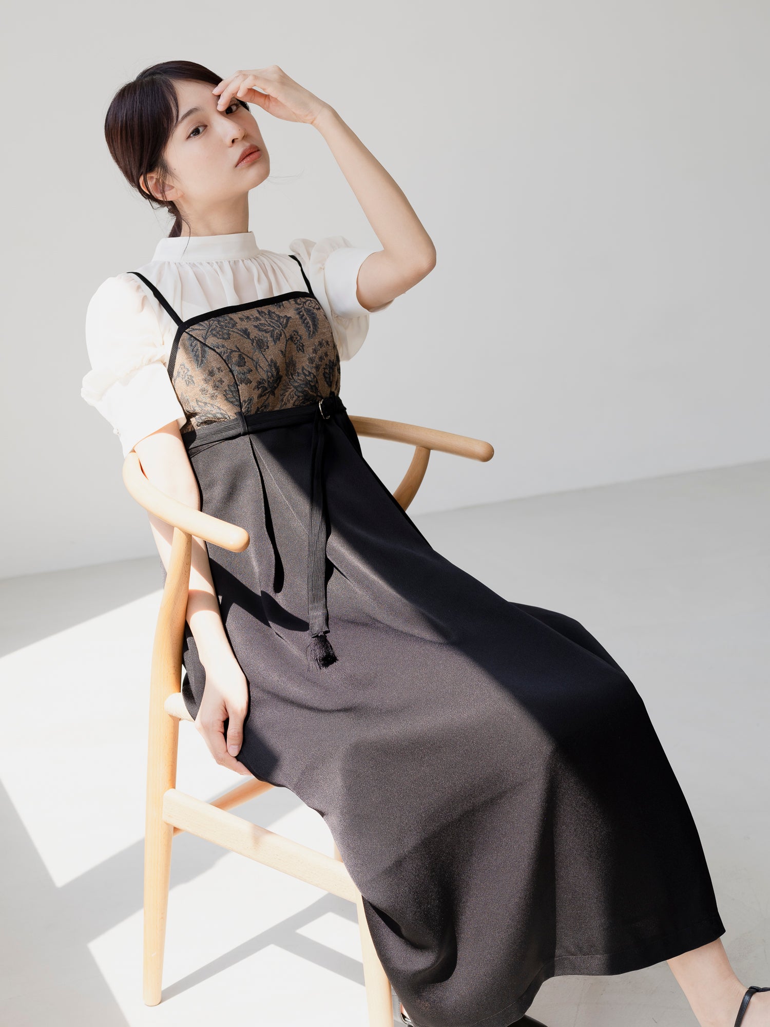 LIGHT BROWN CAMI DRESS