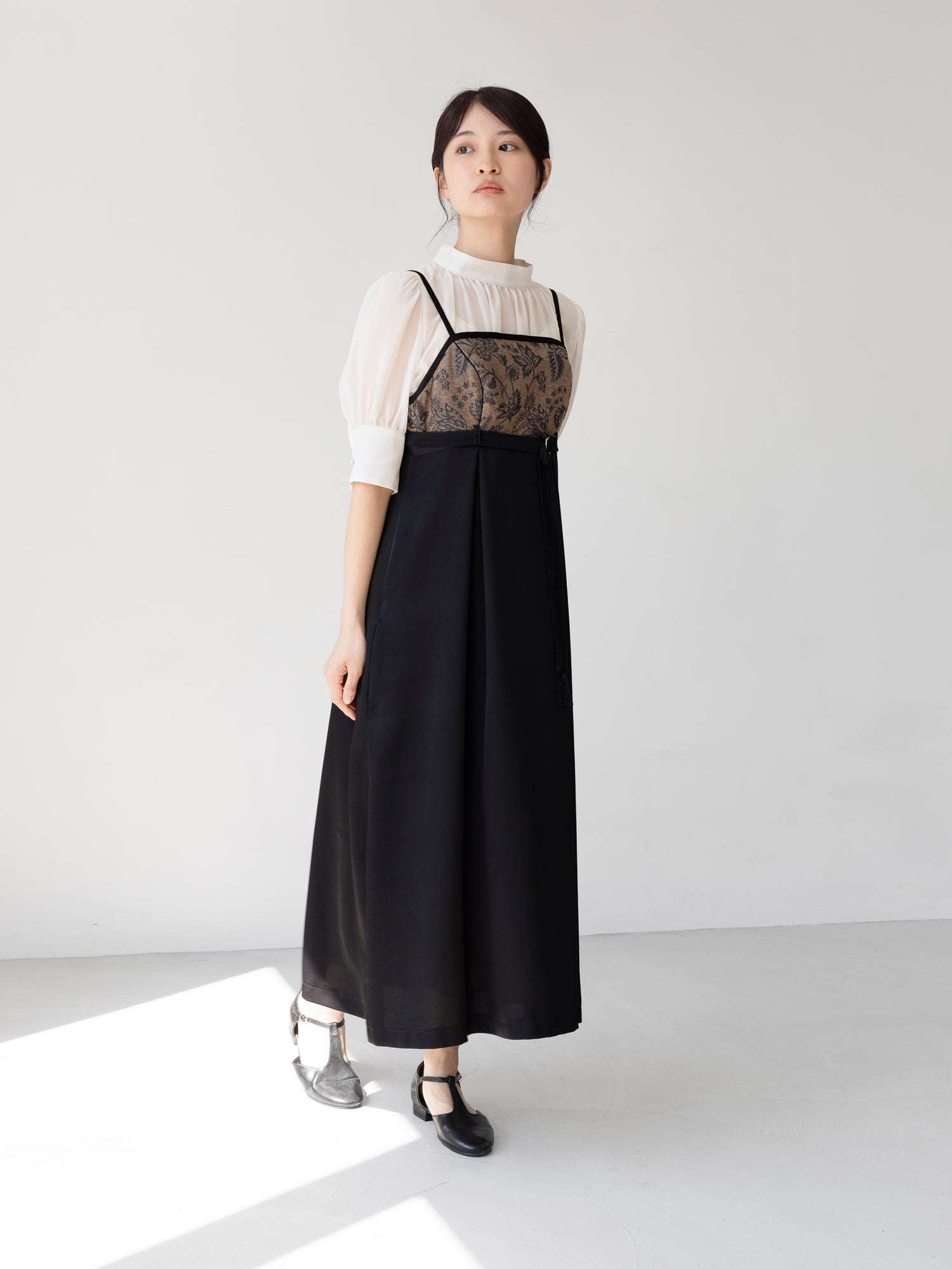 LIGHT BROWN CAMI DRESS