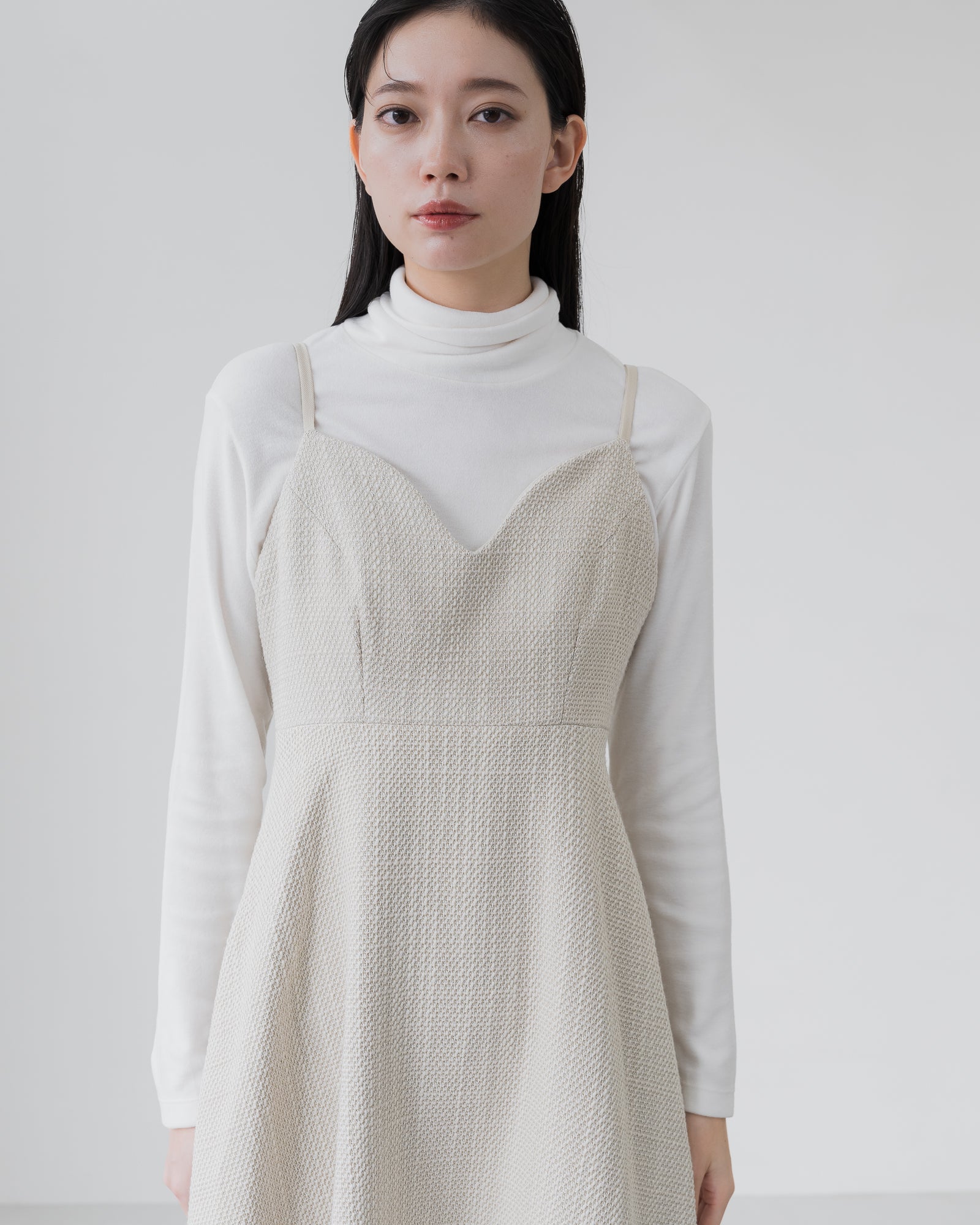 IVORY TWEED CAMI DRESS "1st SAMPLE"