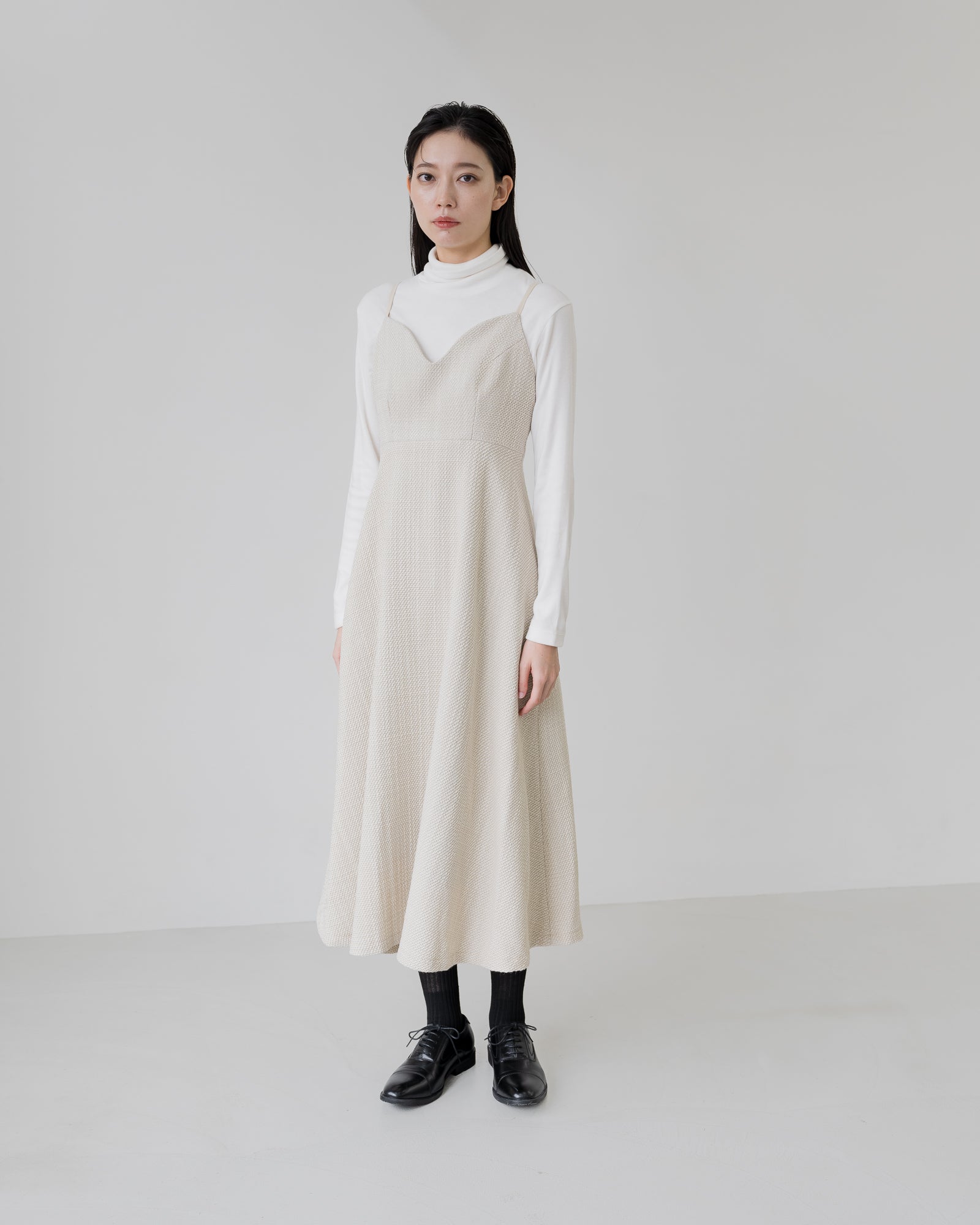 IVORY TWEED CAMI DRESS "1st SAMPLE"