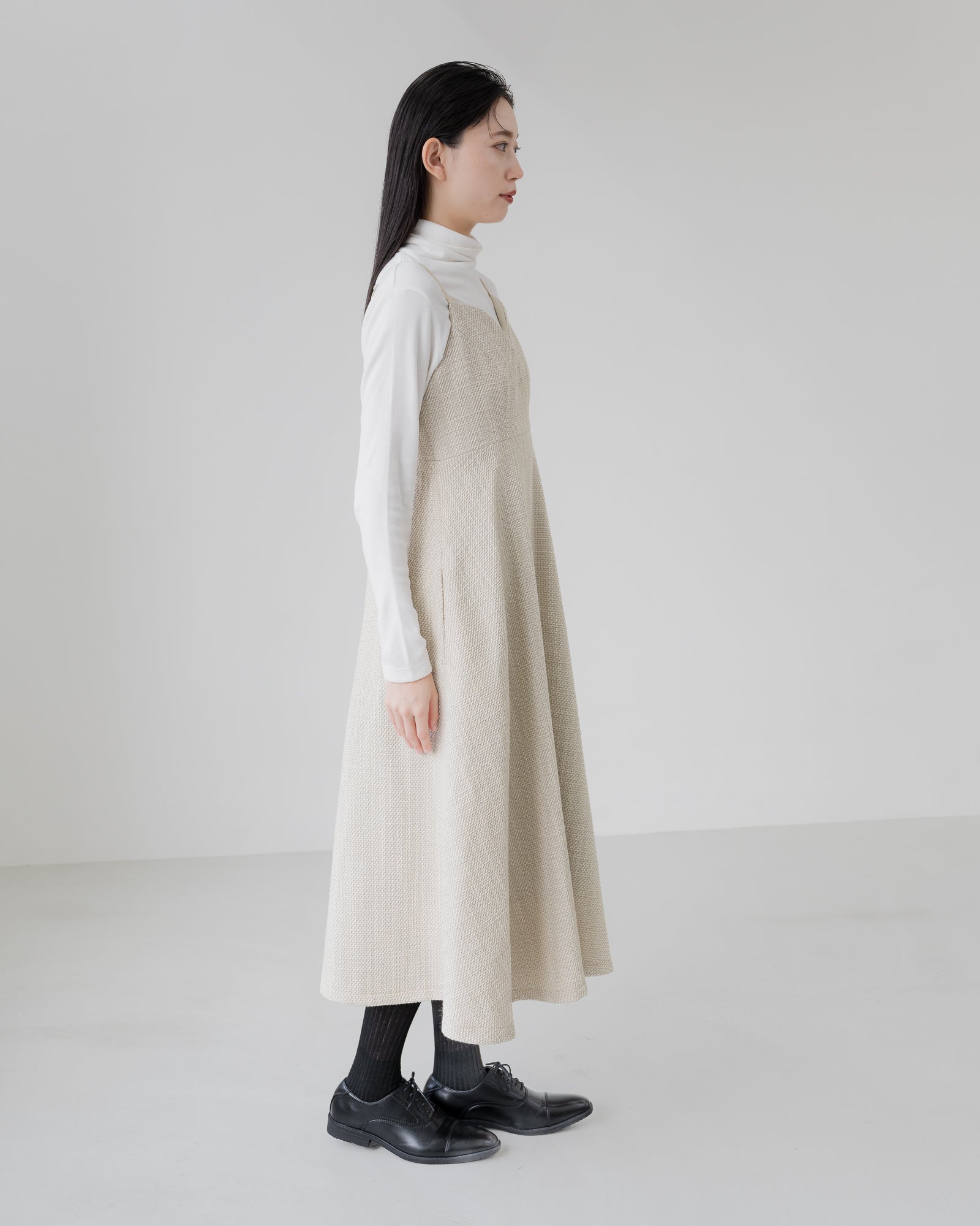 IVORY TWEED CAMI DRESS "1st SAMPLE"