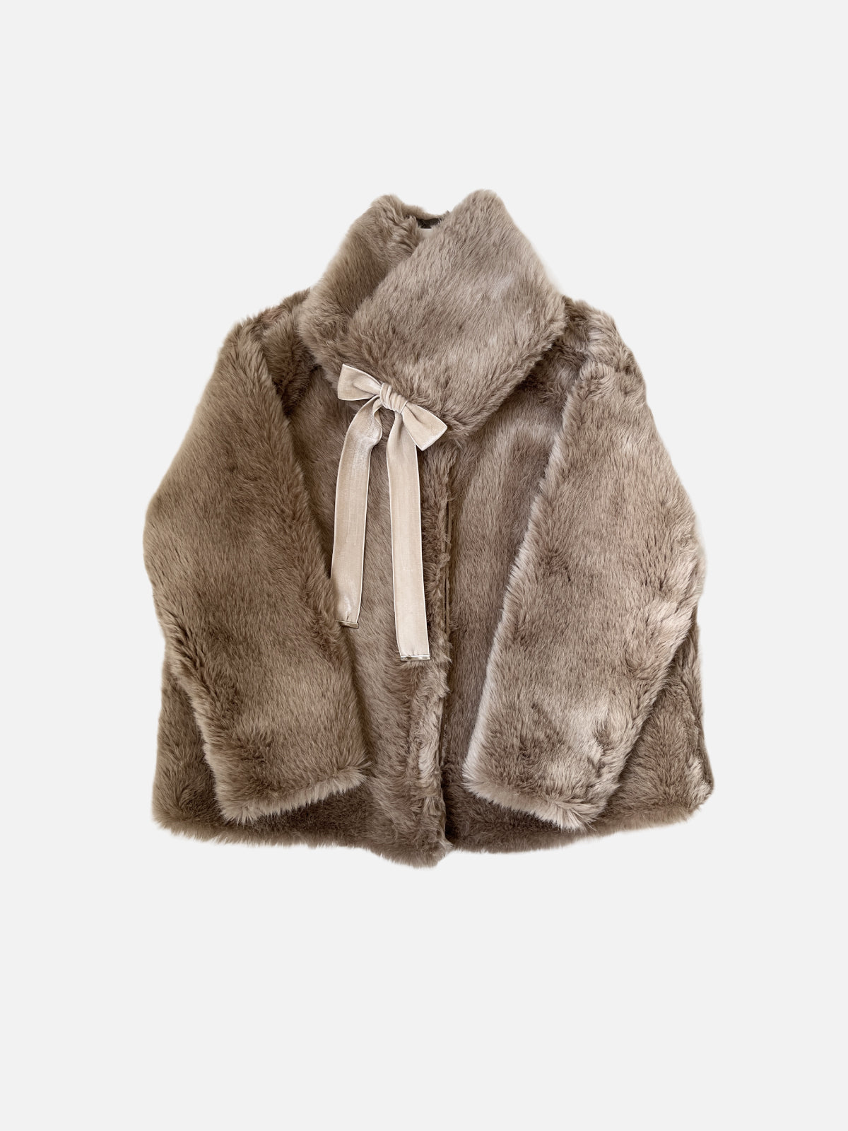MILK TEA FURCOAT&TIPPET