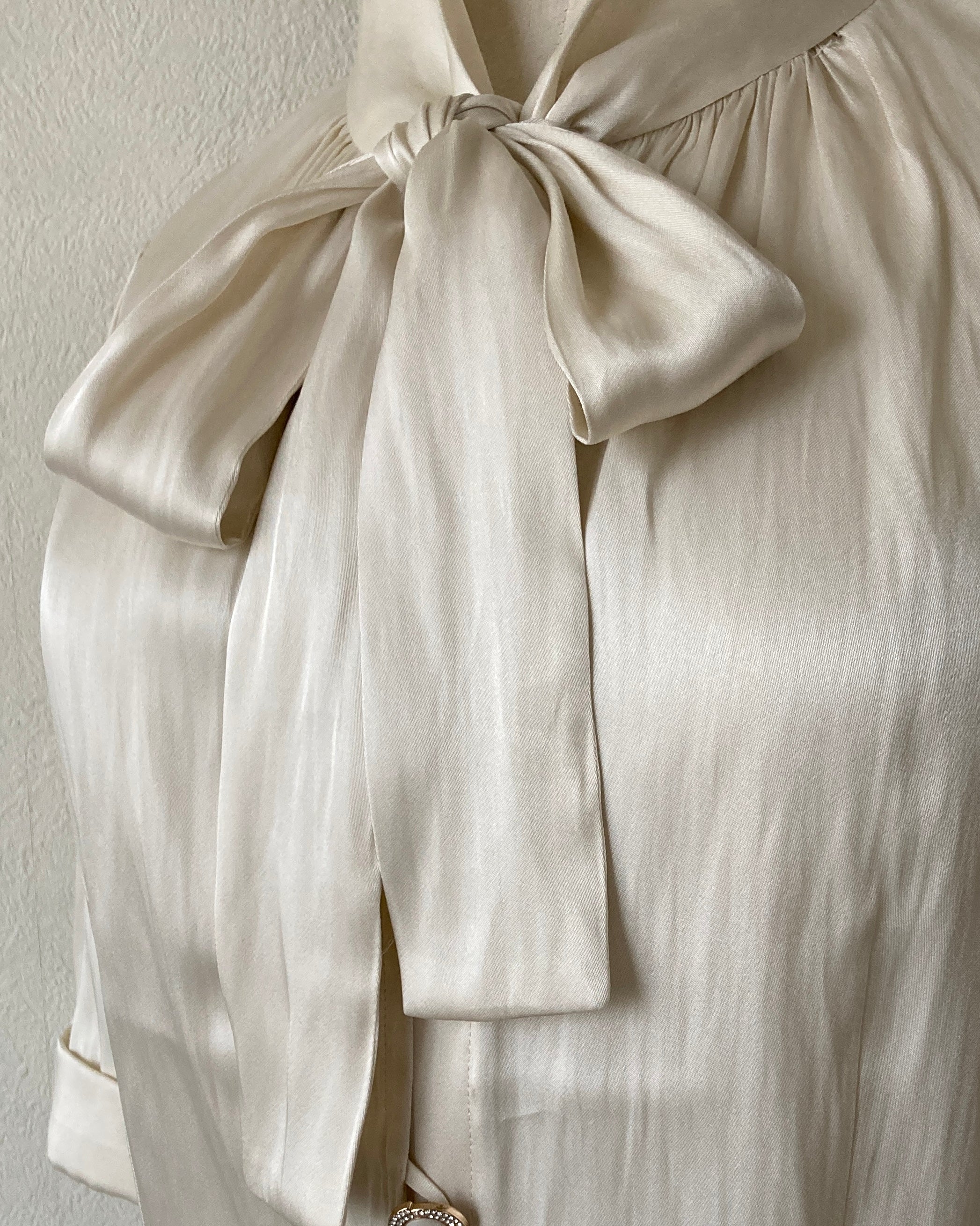 VINTAGE SATIN BLOUSE