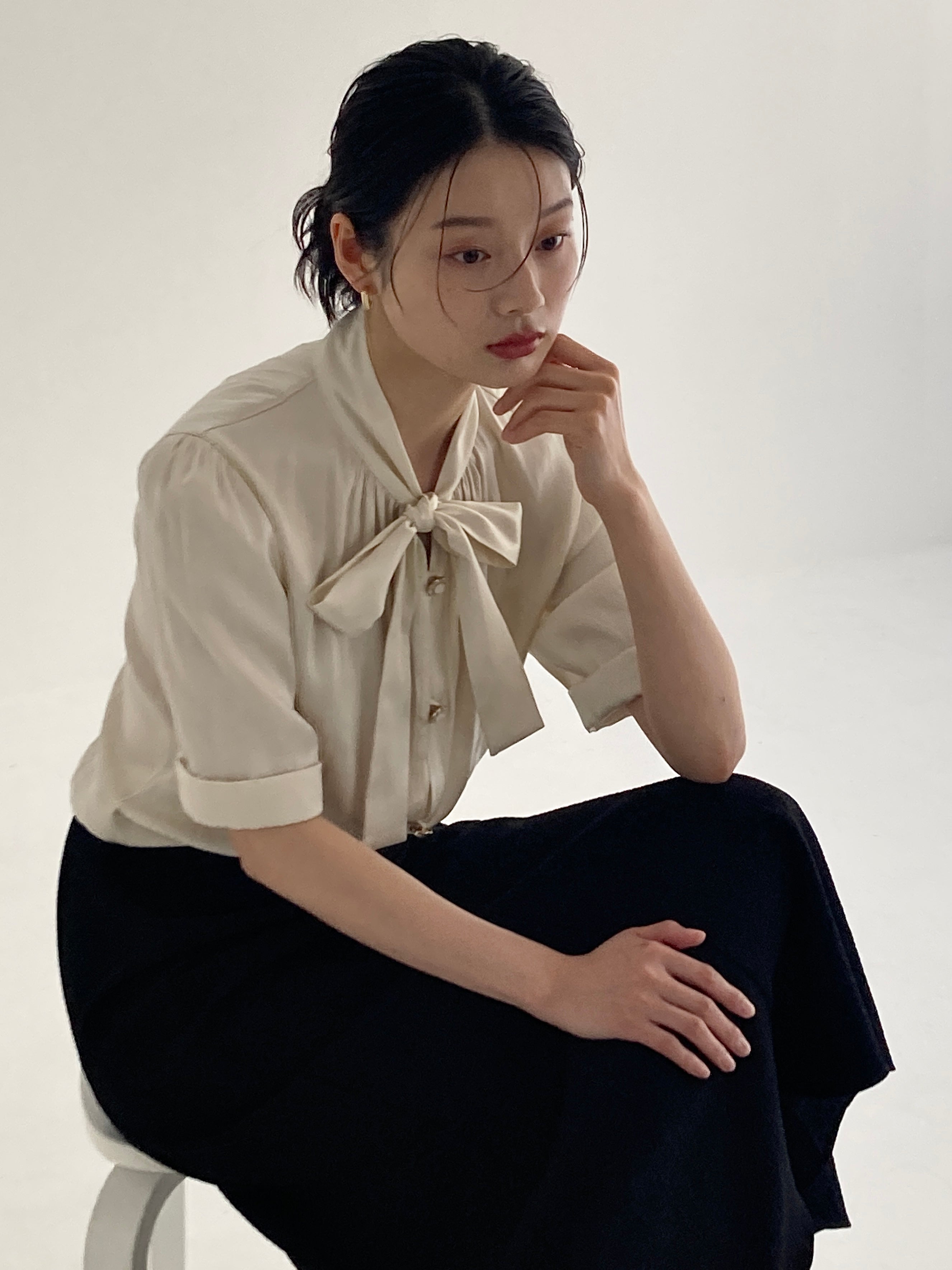 VINTAGE SATIN BLOUSE