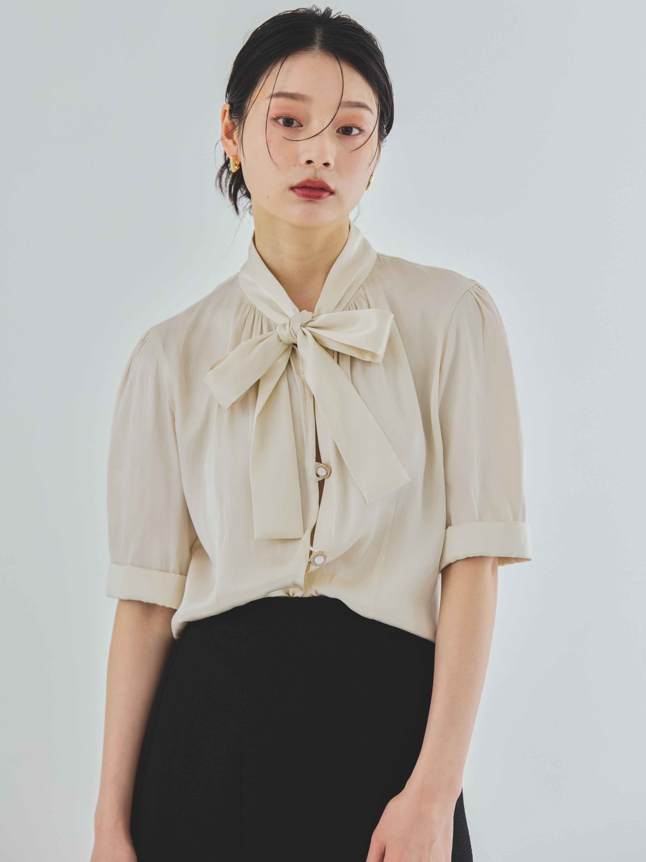 VINTAGE SATIN BLOUSE