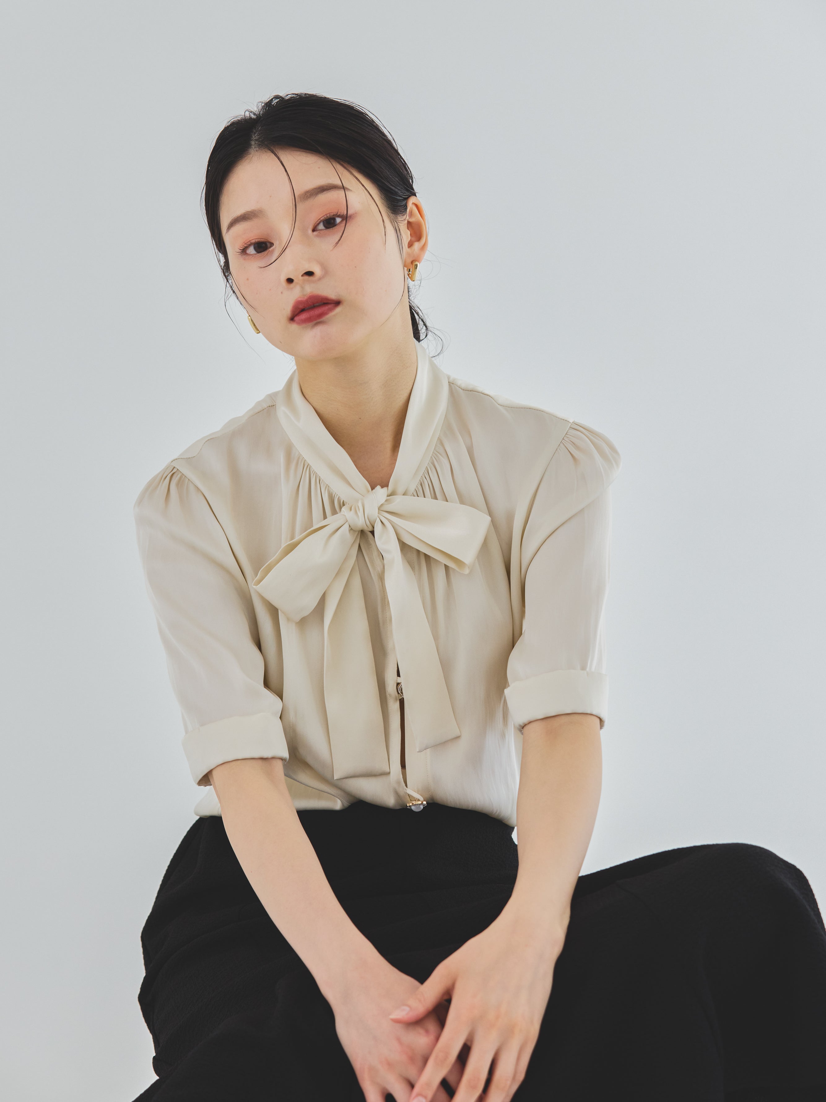 VINTAGE SATIN BLOUSE