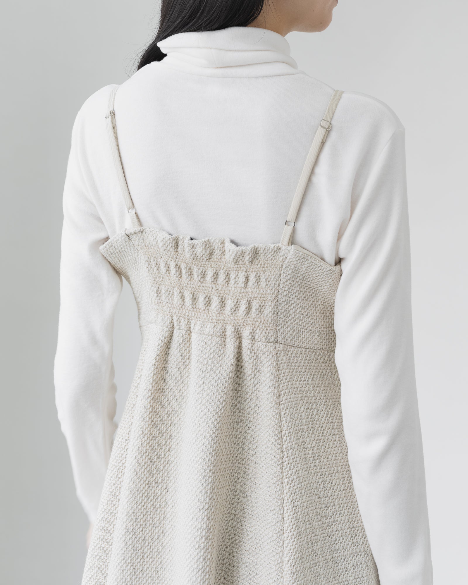 IVORY TWEED CAMI DRESS "1st SAMPLE"