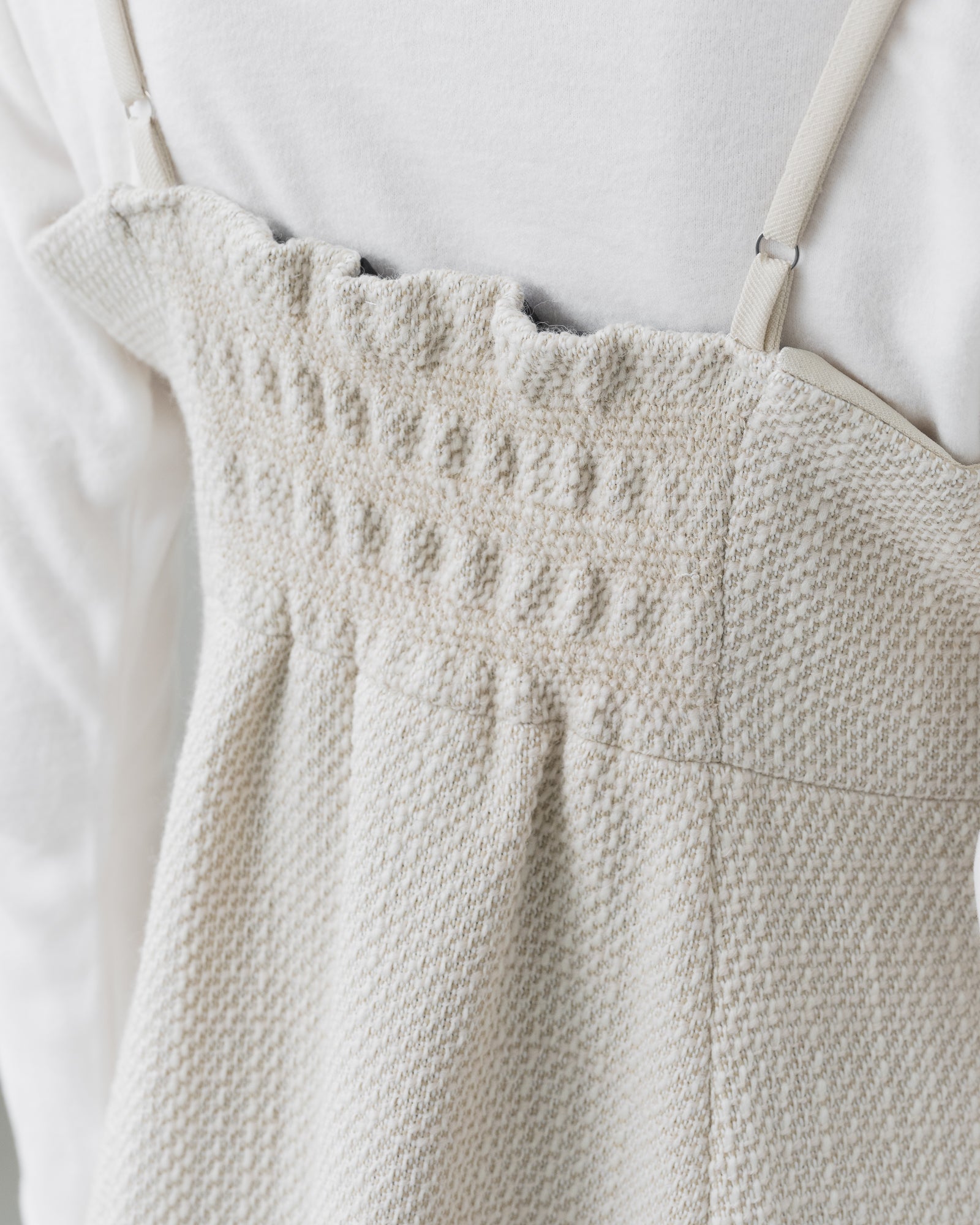 IVORY TWEED CAMI DRESS "1st SAMPLE"